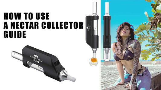 how to use a glass and electric nectar collector