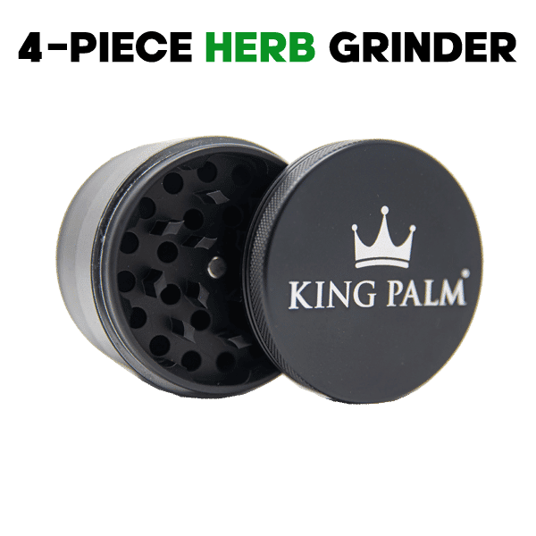 4 piece metal cannabis grinder