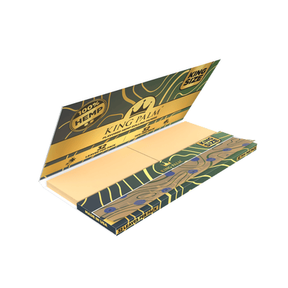 Flavored Hemp Rolling Papers - King Size - Display Box - 22 Booklets Per Display