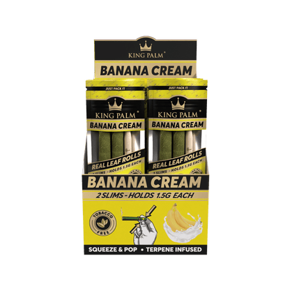 2 Slim Rolls - Banana Cream - Display Box - 20 Units Per Display