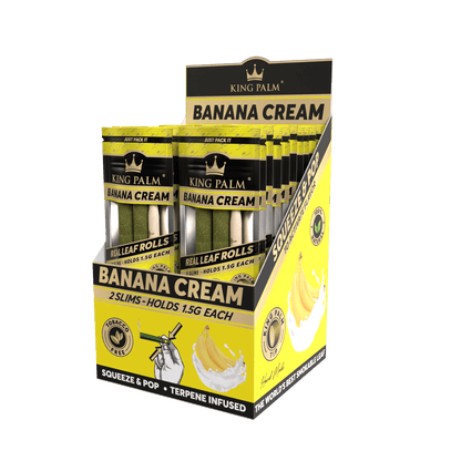 2 Slim Rolls - Banana Cream - Display Box - 20 Units Per Display