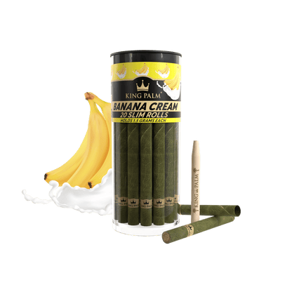 20 Slim Rolls - Banana Cream