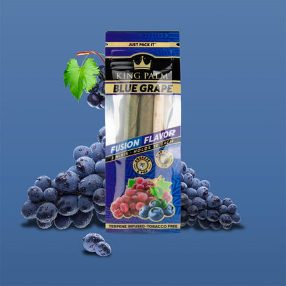 2 Mini Rolls - Blue Grape - Display Box - 20 Units Per Display