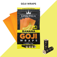 4 Goji Wraps w/ Model X Tips - Banana