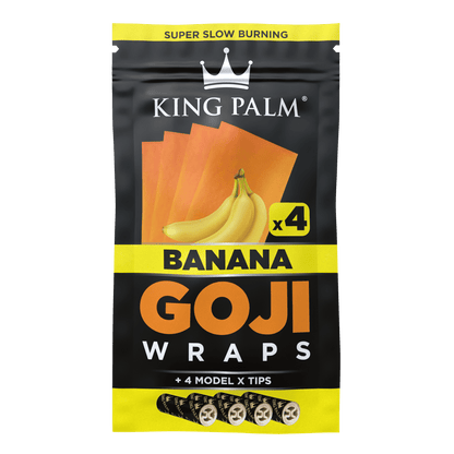 4 Goji Wraps w/ Model X Tips - Banana