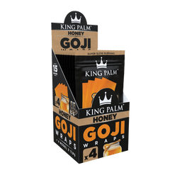 4 Goji Wraps w/ Model X Tips - Honey - Display Box - 15 Units Per Display