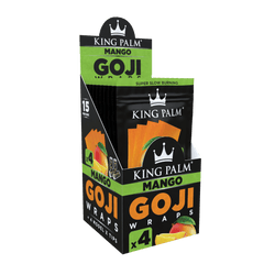 4 Goji Wraps w/ Model X Tips - Mango - Display Box - 15 Units Per Display