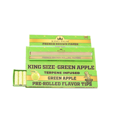 Flavor Booklets w/ Flavor Tips - King Size - Green Apple