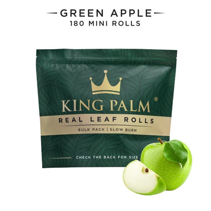 180 Mini Rolls - Green Apple