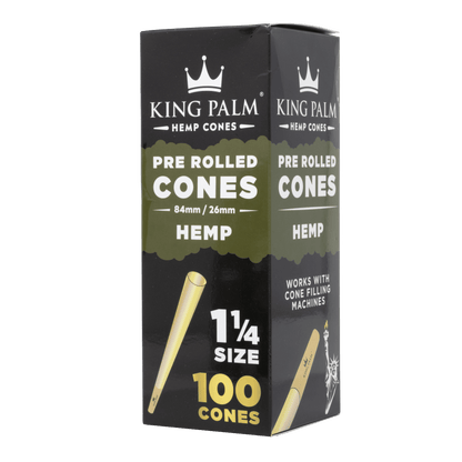 Bulk Pre-Rolled Cones – 1 1/4th Size - 100 ct - Display