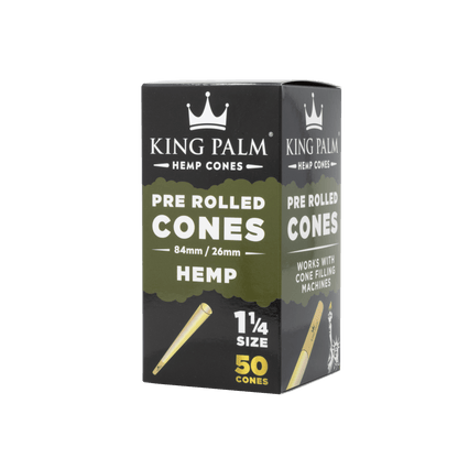 Bulk Pre-Rolled Cones – 1 1/4th Size - 50 ct - Display