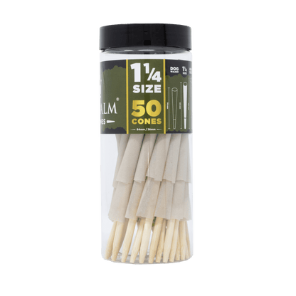 Bulk Pre-Rolled Cones – 1 1/4th Size - 50 ct - Tube