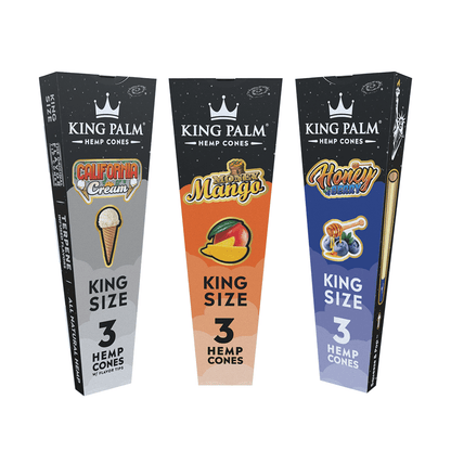 3 Hemp Cones - King Size