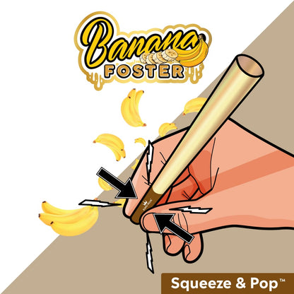 Banana Foster | 25 &amp; 50 Pack | King Size Hemp Cones