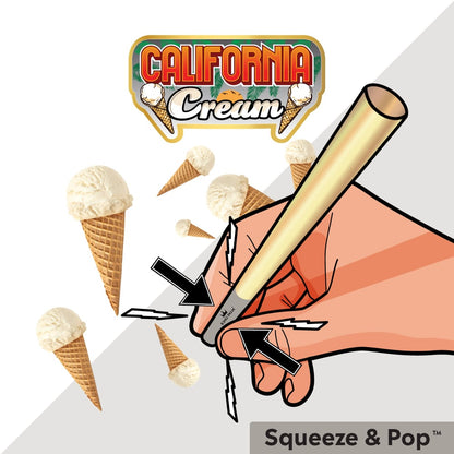 California Cream | 25 &amp; 50 Pack | King Size Hemp Cones