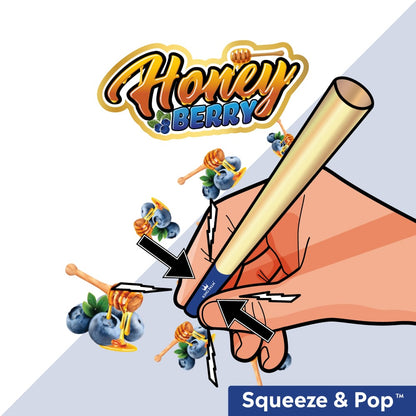 Honey Berry | 25 &amp; 50 Pack | King Size Hemp Cones