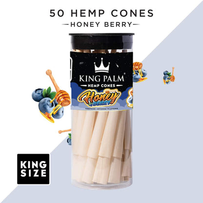 Honey Berry | 25 &amp; 50 Pack | King Size Hemp Cones