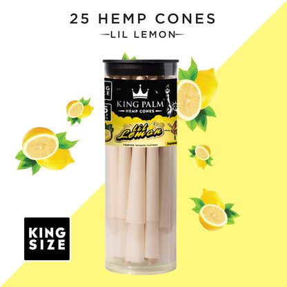 Lil Lemon | 25 &amp; 50 Pack | King Size Hemp Cones