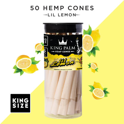 Lil Lemon | 25 &amp; 50 Pack | King Size Hemp Cones