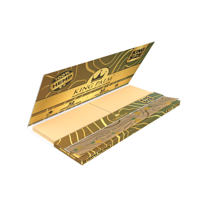 Flavored Hemp Rolling Papers - King Size - Display Box - 22 Booklets Per Display