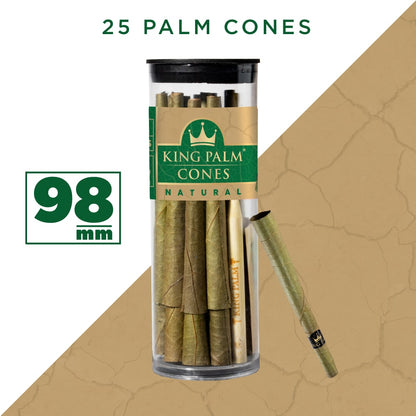 Slim Size (98mm) | 25 Pack | Palm Cones