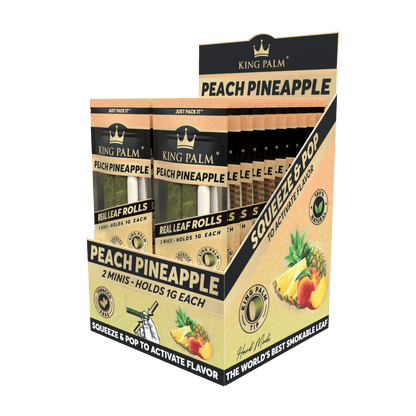 2 Mini Rolls - Peach Pineapple - Display Box - 20 Units Per Display