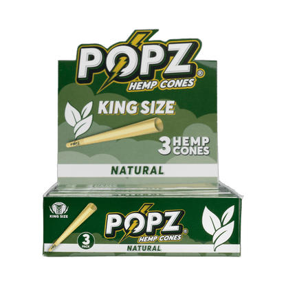 3 Hemp King Size Cones | 36 Cones Total