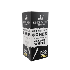 1000 Classic White Paper Cones - Dog Walker