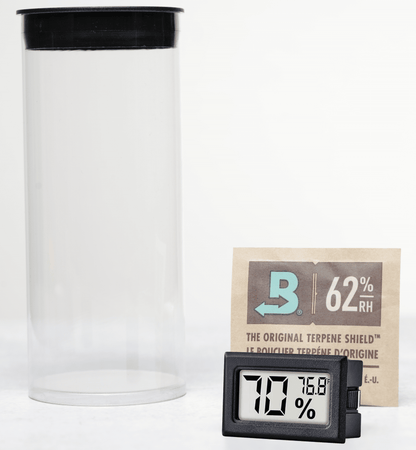 Airtight Container & Digital Humidity Meter