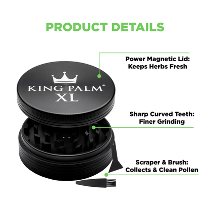 Extra Large Herb Grinder - 2 Piece (100mm)