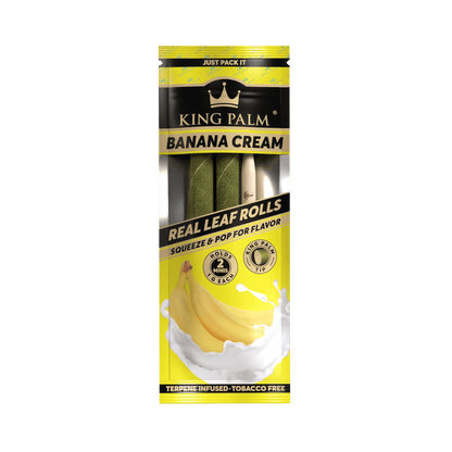 2 Mini Rolls - Banana Cream - Display Box - 20 Units Per Display