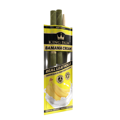 2 Mini Rolls - Banana Cream - Display Box - 20 Units Per Display