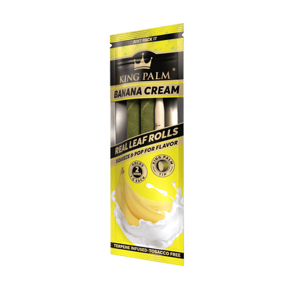 2 Mini Rolls - Banana Cream - Display Box - 20 Units Per Display