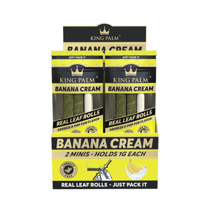 2 Mini Rolls - Banana Cream - Display Box - 20 Units Per Display