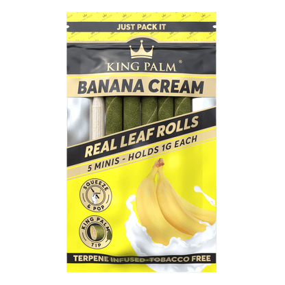 5 Mini Rolls - Banana Cream