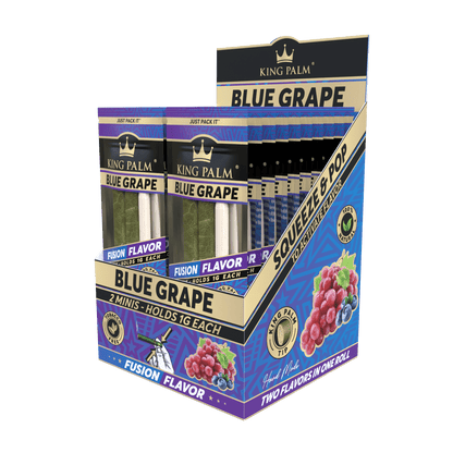 2 Mini Rolls - Blue Grape - Display Box - 20 Units Per Display