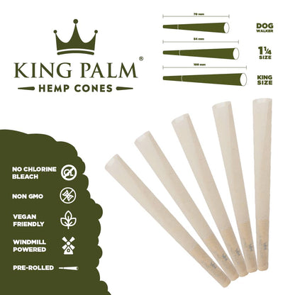 Bulk Pre-Rolled Cones – 1 1/4th Size - 50 ct - Display