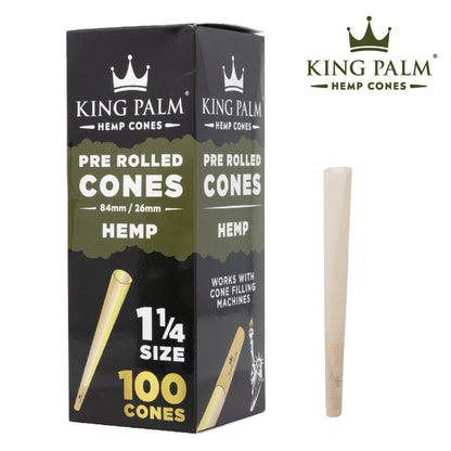 Bulk Pre-Rolled Cones – 1 1/4th Size - 100 ct - Display