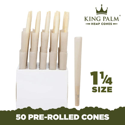 Bulk Pre-Rolled Cones – 1 1/4th Size - 50 ct - Display