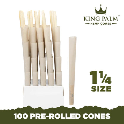 Bulk Pre-Rolled Cones – 1 1/4th Size - 100 ct - Display