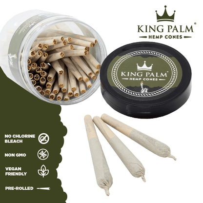 Bulk Pre-Rolled Cones – 1 1/4th Size - 50 ct - Tube