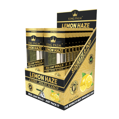 2 Mini Rolls - Lemon Haze - Display Box - 20 Units Per Display