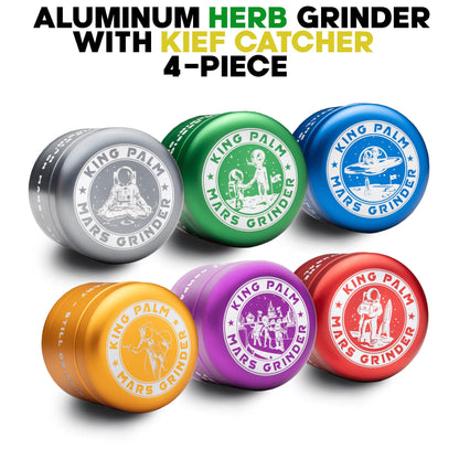 cool metal cannabis grinder with kief catcher